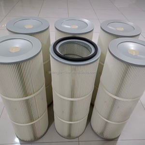 ספק מסנני אוויר תעשייתיים איכותיים, סינטטיים, ניתנים להחלפה, עשויים פוליאסטר, מסוג מחסנית. - Product Image 3