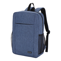 Sac à dos léger et élégant pour ordinateur portable avec fermeture éclair, capacité 15L, idéal pour l'université, le travail, les voyages et les trajets quotidiens