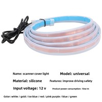 Barre lumineuse LED dynamique ultra-lumineuse universelle pour capot avant de voiture, avec fonctions transfrontalières, pour éclairage de jour et de balayage, idéale pour les startups