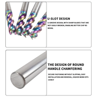 La Chine usine JELINCh 3 cannelures U-Slot fraise en bout en spirale pour l'aluminium
