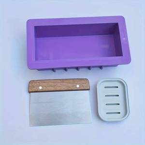 La fábrica MUYULINS puede personalizar moldes de silicona LFGB para pan tostado matutino, moldes de silicona de una sola cavidad para hacer jabón. - Product Image 4
