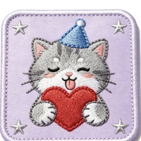 Patchs rectangulaires en feutre non tissé brodés thermocollants pour chapeaux, vêtements, chaussures et sacs, avec couleurs et tailles personnalisées