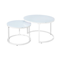 Prix de table centrale en verre stable simple populaire ensemble de table de cofees en verre table de restaurant café