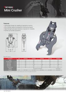 Bon prix de fin de gamme Accessoires pour machines professionnelles à haut rendement Mini broyeur TCR030R à vendre - Product Image 6