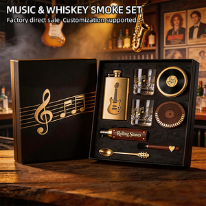 <strong>Whisky</strong> Cocktail Smoker Kit Elegant Wooden Gift Set for Bar Fans - Product Image 2
