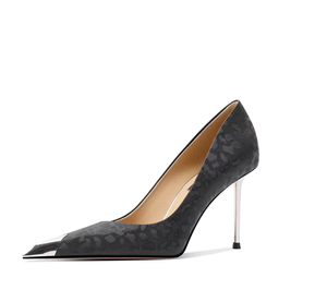 Manufacturer Custom New Arrival Elegant Versatile <strong>Evening</strong> Banquet Comfortable Wear <strong>Low</strong> <strong>Heel</strong> Pointed Toe Pumps Women <strong>Shoes</strong> - Product Image 3