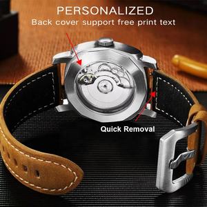 Reloj Mecánico GMT de Lujo Unisex, Edición Limitada, Deportivo, de Acero Inoxidable, con Cristal de Zafiro, Esfera de 42 mm, Resistente al Agua hasta 100 m de Profundidad - Product Image 5