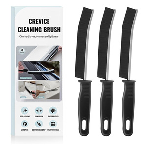 Crevice Cleaning Brush 3 Pack <b>Thin</b> Bristles Deep Clean For Window Tracks Toilet Faucet Multifunctional - Product Image 1