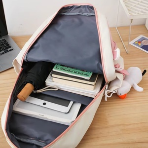 Wholesale Unisex Large Capacity Waterproof Schoolbag Fashion Style Casual <b>Backpack</b> Teenagers <b>Students</b> Multiple Colours Available - Product Image 3