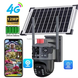 V380Pro 4Lens 3Screen 12MP IP Outdoor Cameras 360 Video Surveillance <b>Wireless</b> PTZ CCTV Solar 4G Sim Card <b>Camera</b> <b>Security</b> Wifi 4K - Product Image 1