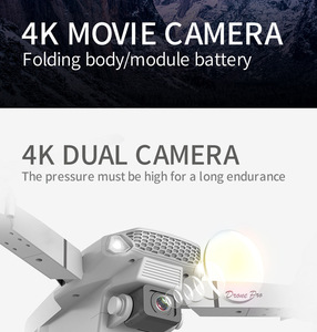 NEW TOAI Beginner Quadcopter E88 Pro <strong>Drone</strong> with Wide Angle HD 4K Dual Camera 1km Range Foldable Mini Plastic RC <strong>Wifi</strong> FPV - Product Image 3