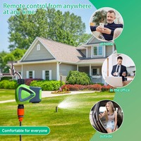 NEO Contrôleur de jardin intelligent pour l'extérieur Dispositif d'arrosage pour plantes compatible WiFi avec entraînement à 360 engrenages Arroseurs d'irrigation intelligents