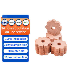 Deodorante Naturale Aromatico in Legno di Cedro Rosso a Forma di Fiore per Armadi, Cassetti e Guardaroba - Repellente per Falene, Deodorante e Decorazione Artigianale Anti-Insetti - Product Image 1
