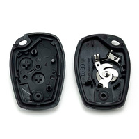 Clé de voiture Renault fabriquée en usine pour Clio Kangoo Master Modus Logan, clés de véhicule, coque de clé à plat Renault, clé à distance