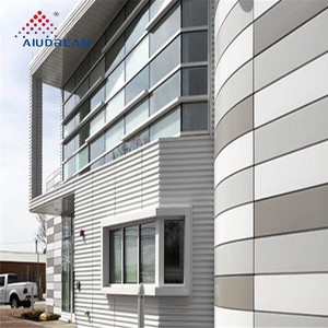 Aludream Outdoor <b>Curtain</b> <b>Wall</b> Cladding Aluminum Composite Panel 3mm PVDF Coated Sound Insulation Custom Color Factory Price 2000 - Product Image 1