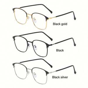 Gafas de Computadora Cuadradas de Metal para Hombre y Mujer, Moda 2023, Protección UV400, Anti Luz Azul, Fotocromáticas - Product Image 5