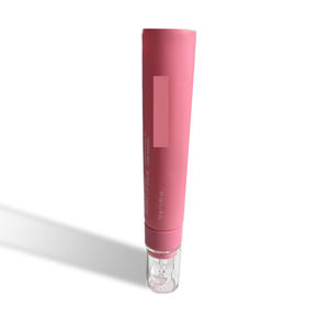 Innovador nuevo tubo de brillo de labios rosa cabeza de silicona reemplazable tapa superior de plástico de moda lápiz labial embalaje pantalla impresa - Product Image 1