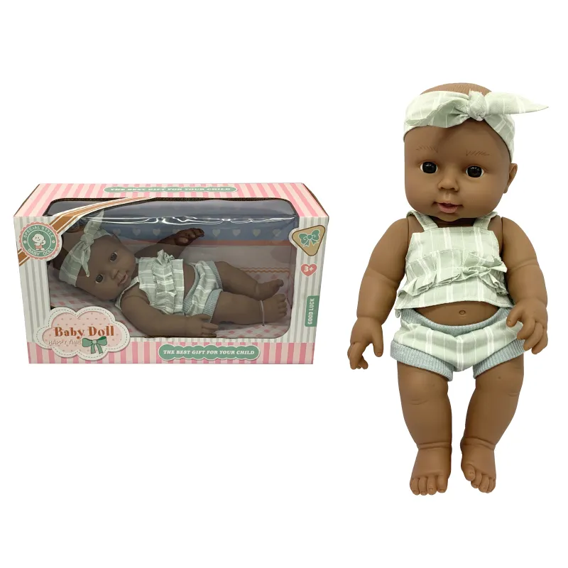 แฮนด์เมดร่างกายเต็มรูปแบบซิลิกอนที่สมจริงรีบอร์นไวนิลซิลิโคนตุ๊กตาทารกสำหรับเด็กสีดำแอฟริกันตุ๊กตา