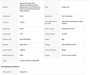 Dispositivo de Cuidado Facial 6 en 1, Hidrodermoabrasión, Limpieza Profunda, Eliminación de Puntos Negros y Acné, Chorro de Oxígeno, Máquina de Belleza - Product Image 6