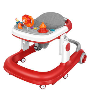 Gran oferta, andador de bebé de estilo clásico multifuncional con ruedas y asiento, andador de actividad de bebé ajustable, ayudante con música - Product Image 3