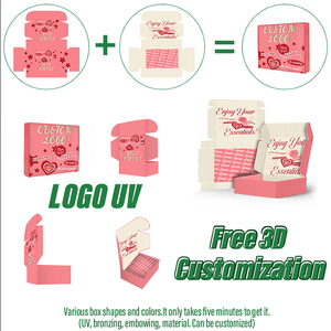 Mẫu miễn phí phân hủy sinh học tùy chỉnh gửi thư vận chuyển Hộp giấy carton bao bì hộp các tông sóng hộp kinh doanh với logo - Product Image 6