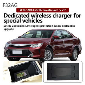 Chargeur sans fil pour voiture pour Toyota Camry 2013 2014 2015 2016, accessoires, plaque de charge rapide pour téléphone 15W, adaptateur - Product Image 2