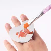 DIY Nail Art Peinture Palette Cosmétiques Peinture Outils Accessoires Maquillage Mélange Palette Spatule