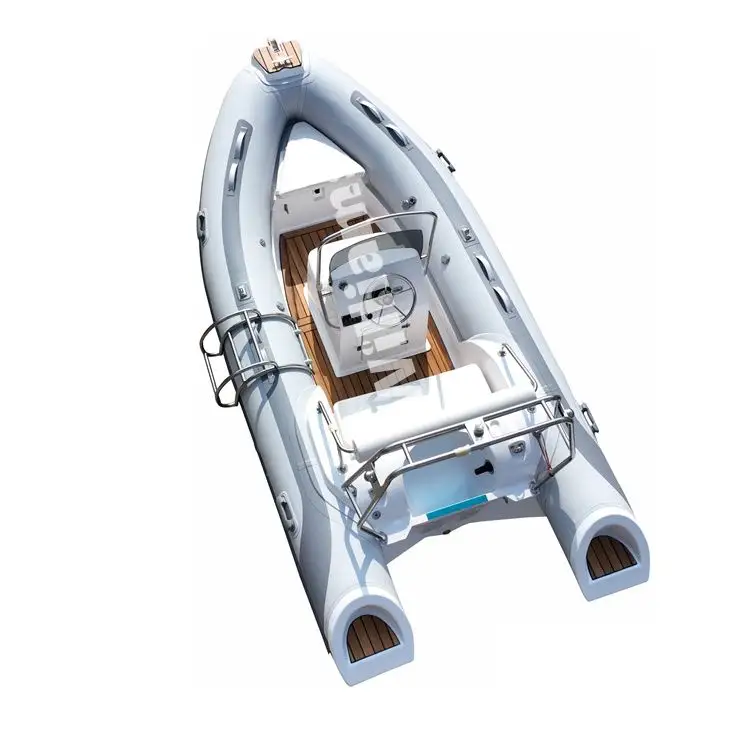 Barco inflável rígido para remo esportivo 14ft SP RIB 330 CE com certificação de fibra de vidro Hull Hypalon/PVC