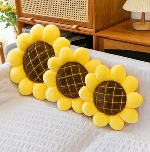 Popular Flower Floor Pillow Sunflower Shape Cushion Cute Seating Pad Chair Cushion Oversized <b>Throw</b> Pillow for Home Decoration - Product Image 5