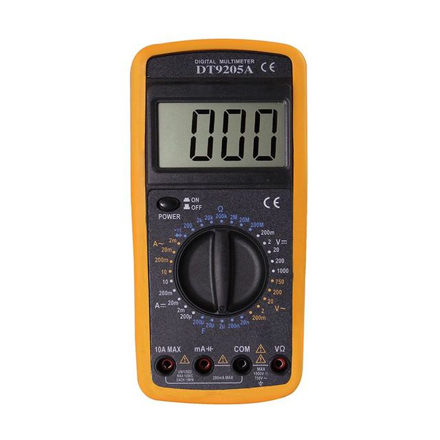 Popular CE DT9205A Angle Adjustable Digital Multimeter