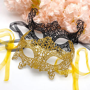 Halloween Party Masks <b>Sexy</b> Fox Half-Face <b>Erotic</b> Eyepatch Hot Lace Design for Stylized Events - Product Image 2