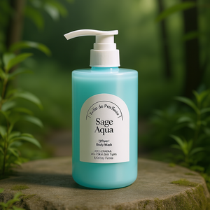 Gel de Ducha Sage Aqua 500ml Cuidado Diario de la Piel Para Todo Tipo de Piel Fórmula K Beauty - Product Image 3
