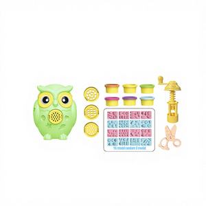 Lot de 24/2/12 pièces d'artisanat en argile, ensemble de hiboux 8"X10" Modèle SM8103 pour la décoration d'Halloween et de Noël et les souvenirs - Product Image 1