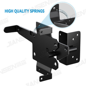 Loquet de porte de clôture <span class=keywords><strong>en</strong></span> PVC de ferme <span class=keywords><strong>en</strong></span> métal <span class=keywords><strong>autobloquant</strong></span> <span class=keywords><strong>en</strong></span> fer pour porte extérieure - Product Image 3