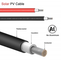 Câble électrique solaire photovoltaïque TUV H1Z2Z2-K 1 X 4 mm 6mm 10mm 90mm 240mm2 Panneau solaire PV1-F