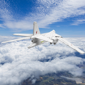 Modèle d'assemblage en métal 3D <span class=keywords><strong>Piececool</strong></span> 1:200 Tu-160 Bomber, technique d'impression UV et de gravure, aviation moderne, cadeau décoratif pour adultes - Product Image 6