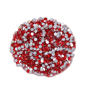 Strass en verre cristal à fond plat, strass ronds roses pour la décoration des ongles, accessoires de manucure, taille 3mm - Product Image 3