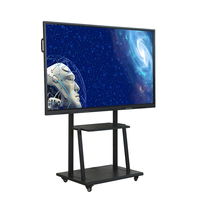 Tableau blanc interactif intelligent 86 pouces 4k Moniteur LED Tout-en-un Écran tactile pour l'enseignement scolaire