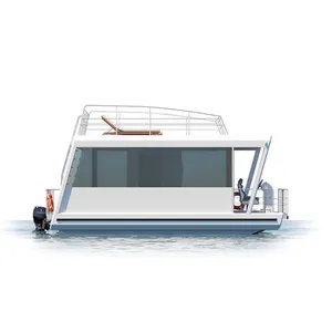 Maisons flottantes de luxe pour bateau Mobile, conteneur, maison pré-assemblée, <span class=keywords><strong>sur</strong></span> l'eau, pour terrasse de loisirs, - Product Image 1