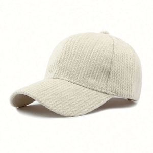 Casquette de baseball de luxe pour femme, collection automne-hiver 2024, style simple, en laine légère, à calotte rigide, sportive, style urbain, pour l'extérieur, nouveau design - Product Image 4