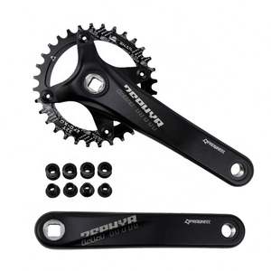 Juego de <span class=keywords><strong>bielas</strong></span> cuadradas para bicicleta de montaña, cigüeñal y rueda de cadena, 24-32-42 T, 170/175 Mm, venta al por mayor - Product Image 1