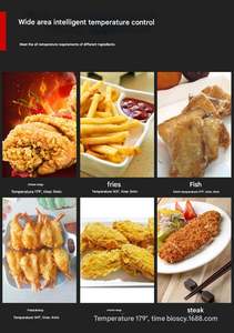 Friteuse industrielle multifonction pour restaurant, équipement de restauration, cuisson de légumes, nouilles, ramen, pâtes, cuisinière à induction - Product Image 3