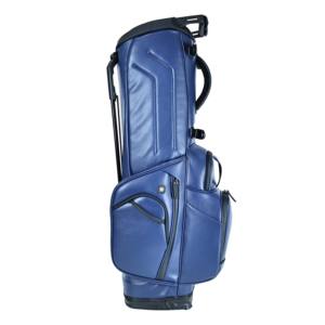 <span class=keywords><strong>Bolsa</strong></span> <span class=keywords><strong>de</strong></span> Golf <span class=keywords><strong>de</strong></span> Lujo en Cuero PU Azul Marino con 6 Divisiones, Logotipo Personalizado, Ligera, con Doble Correa - Product Image 3