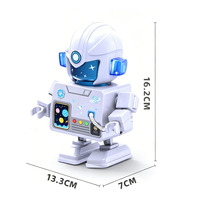 Robot pour enfants, jouet robot intelligent électrique à piles, mini robot dansant avec lumière et musique pour enfants HN-084318