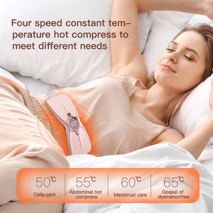 Menstrual Heating Waist Belt Rechargeable With <b>Timer</b> And Massage Function For Abdomen Warmth And Pain Relief - Product Image 3