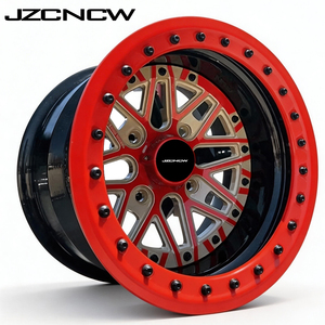 JZCNCW <b>Passenger</b> Car Wheels <b>2</b>-piece Deep Lip Racing Car Forged Wheels Drag Beadlock Wheels Rims for 7KRA 9MSJ 9DTE 7TSG 9NSG - Product Image 4