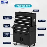 Chariot d'outils professionnel pour salon de coiffure, armoire en acier verrouillable, chariot mobile pour coiffeur, personnalisable OEM
