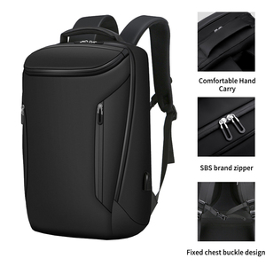 <span class=keywords><strong>Mochila</strong></span> Robusta y Fácil de Limpiar para Portátil con Correa para Equipaje, Conveniente para Viajes Aéreos, <span class=keywords><strong>Mochila</strong></span> para Viajes Internacionales - Product Image 2