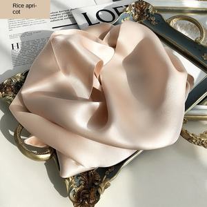 OEM/ODM semplice stile <span class=keywords><strong>elegante</strong></span> tinta unita sottile <span class=keywords><strong>sciarpa</strong></span> di seta di gelso estivo per le donne su misura nastro di fabbrica scialli tradizionali - Product Image 5