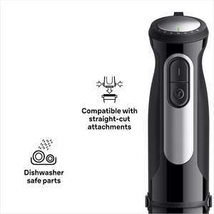 1000W Electric Hand Blender with Full Copper DC Motor 2-Speed Hand Stick Blender - Product Image 5
